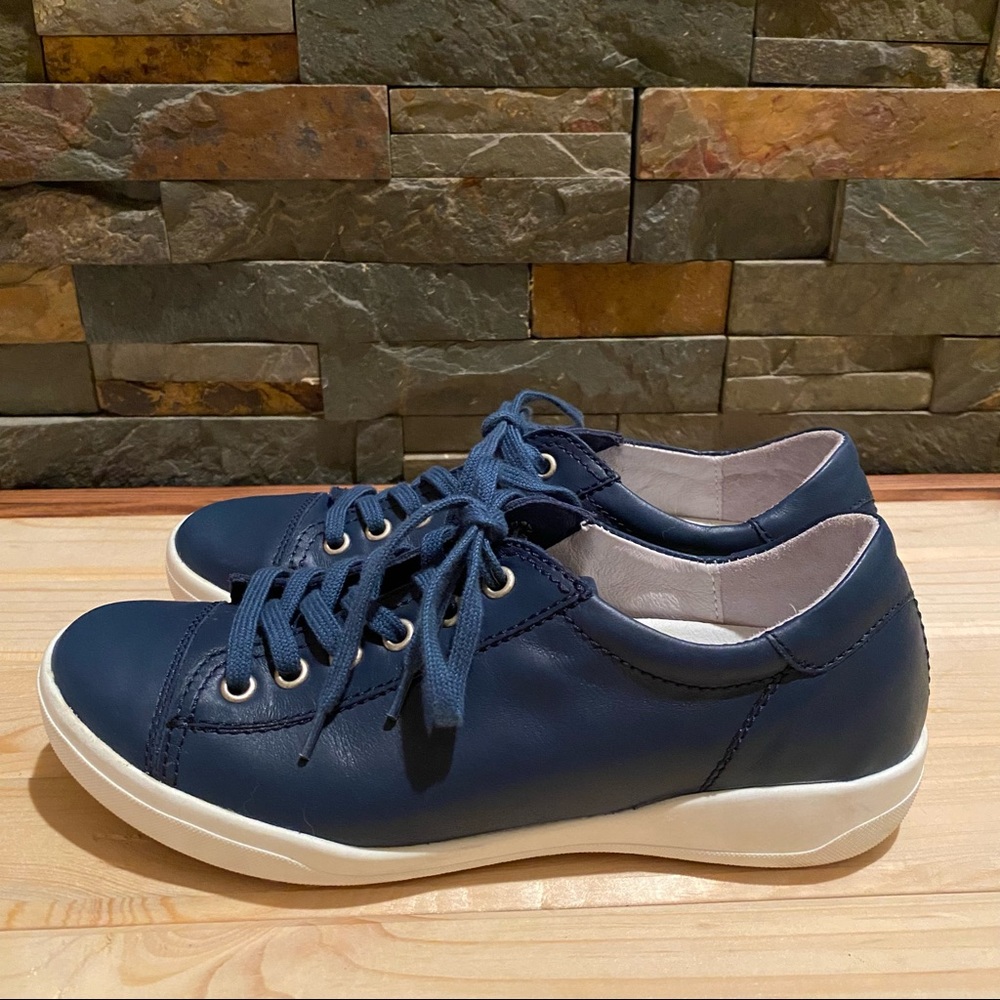 JOSEF SEIBEL • Navy Blue Leather Casual Shoe EU 37 - Picture 4 of 16